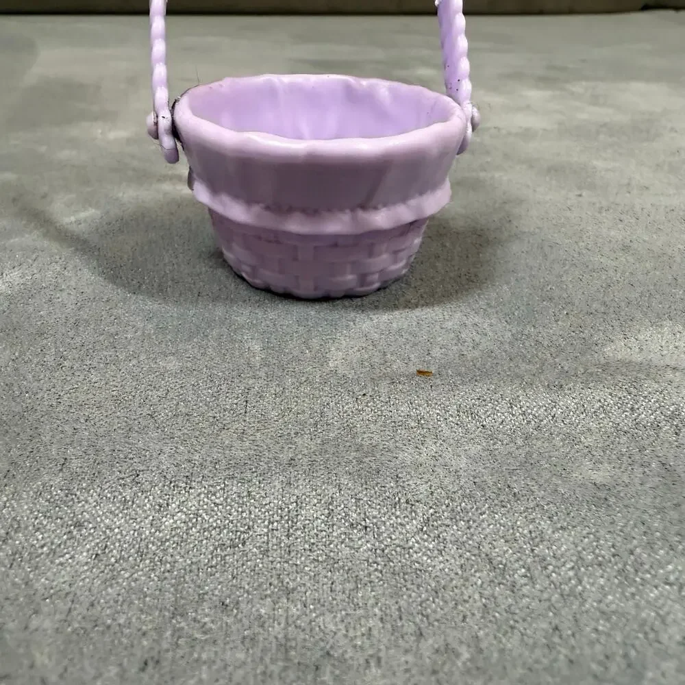Barbie Purple Basket Mattel 2020 Mini Toy Doll Accessory Easter